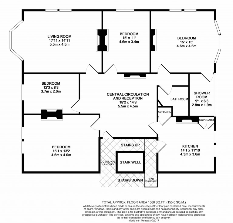 Floorplans For North Court, Clevedon Road, East Twickenham